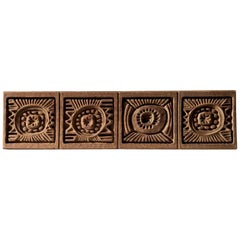 Evelyn Ackerman Panelcarve Abstract Bas Relief Design Wood Panel