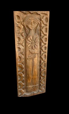 Evelyn Ackerman Panelcarve Arte Flora de Madera Era Industries 1963