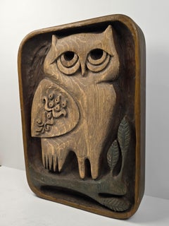 Evelyn Ackerman Panelcarve Tallado en madera de secoya Placa de pared Escultura