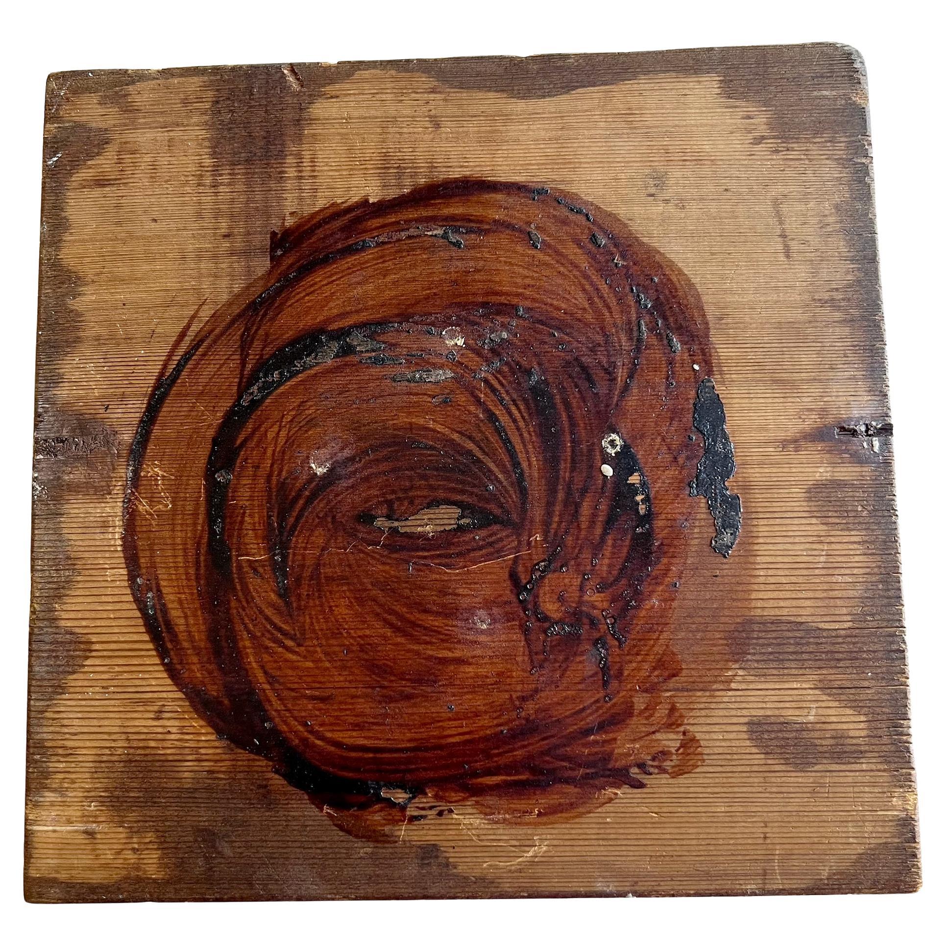 Americano Panelcarve Evelyn Ackerman Sagittario astratto in bassorilievo Wood Panel