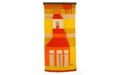 Evelyn Ackerman Tapestry.  Rare. Signed EA..