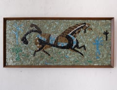 Evelyn and Jerome Ackerman Gallant Horse Mosaic, 1950s