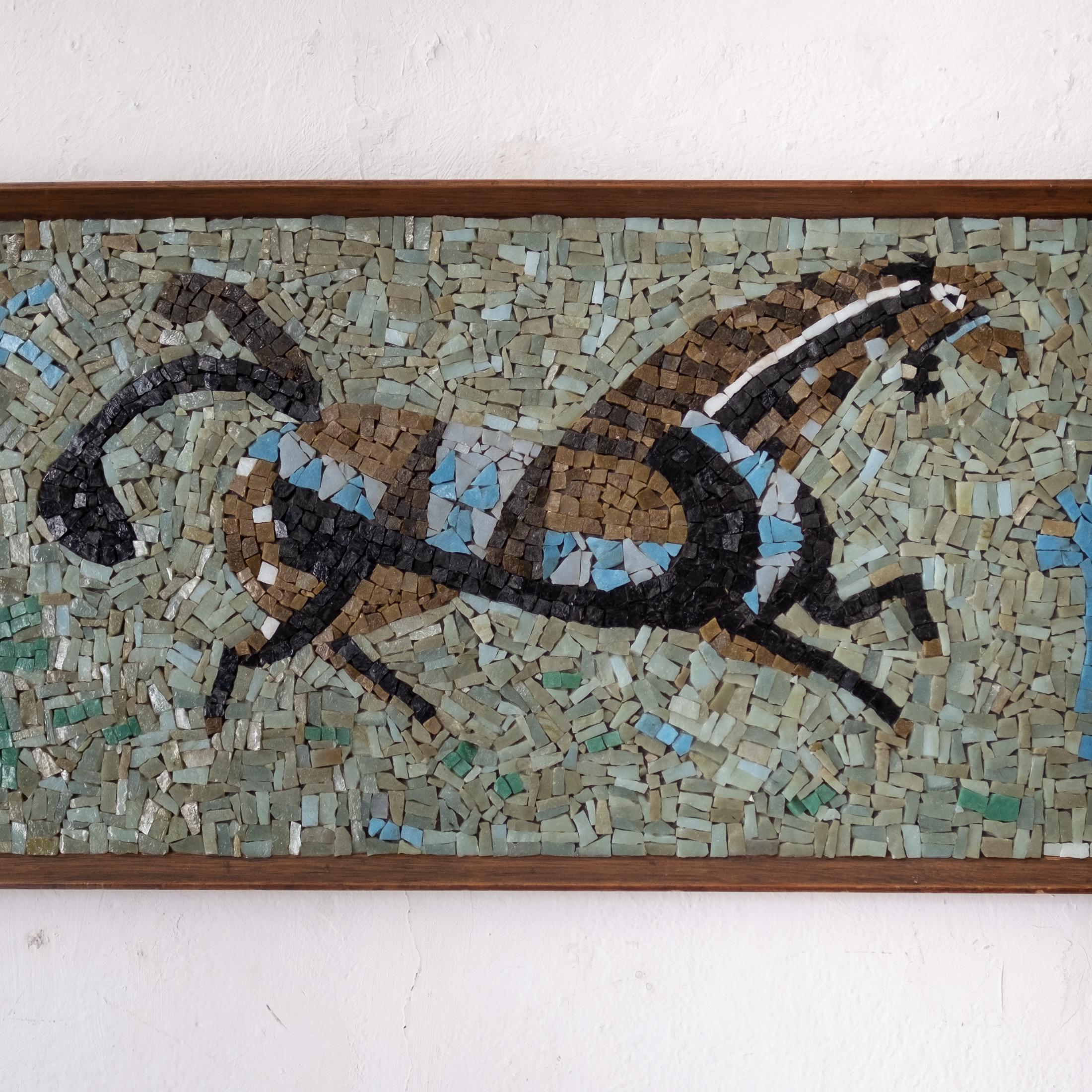 American Evelyn and Jerome Ackerman Gallant Horse Mosaic, 1950s