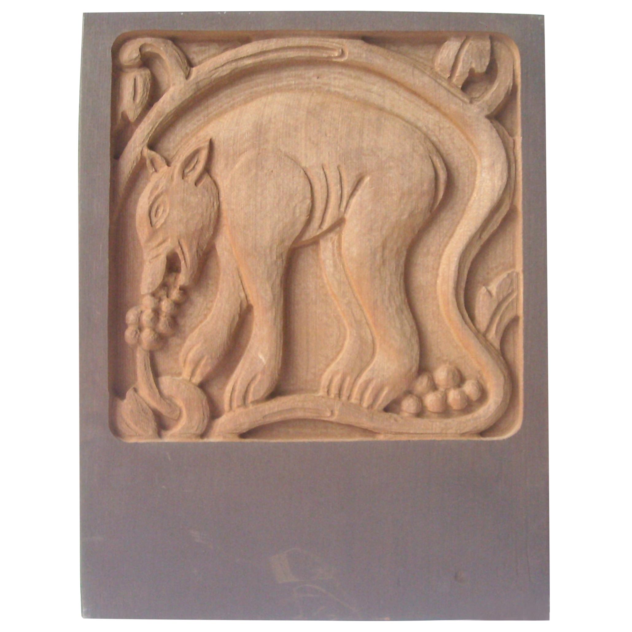 Evelyn and Jerry Jerome Ackerman "Bear" Carving/Sculpture Panel, Era Industries