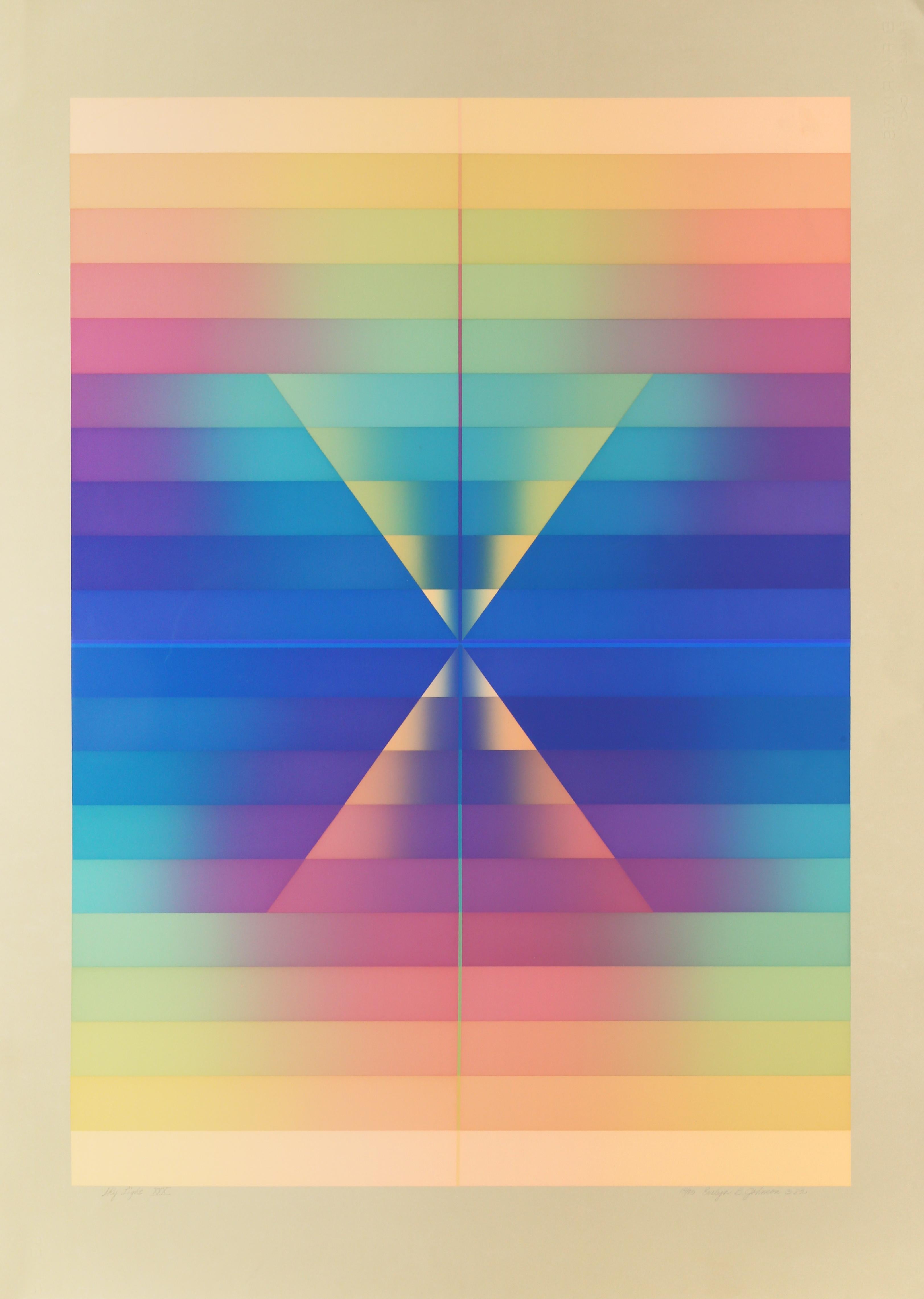 Evelyn B. Johnson Abstract Print - Skylight XXX
