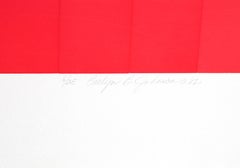 Tragaluz XXXIII, Serigrafía abstracta geométrica de Evelyn B. Johnson