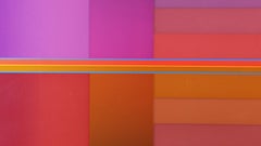 Tragaluz XXXVII, Serigrafía Geométrica Abstracta de Evelyn B. Johnson