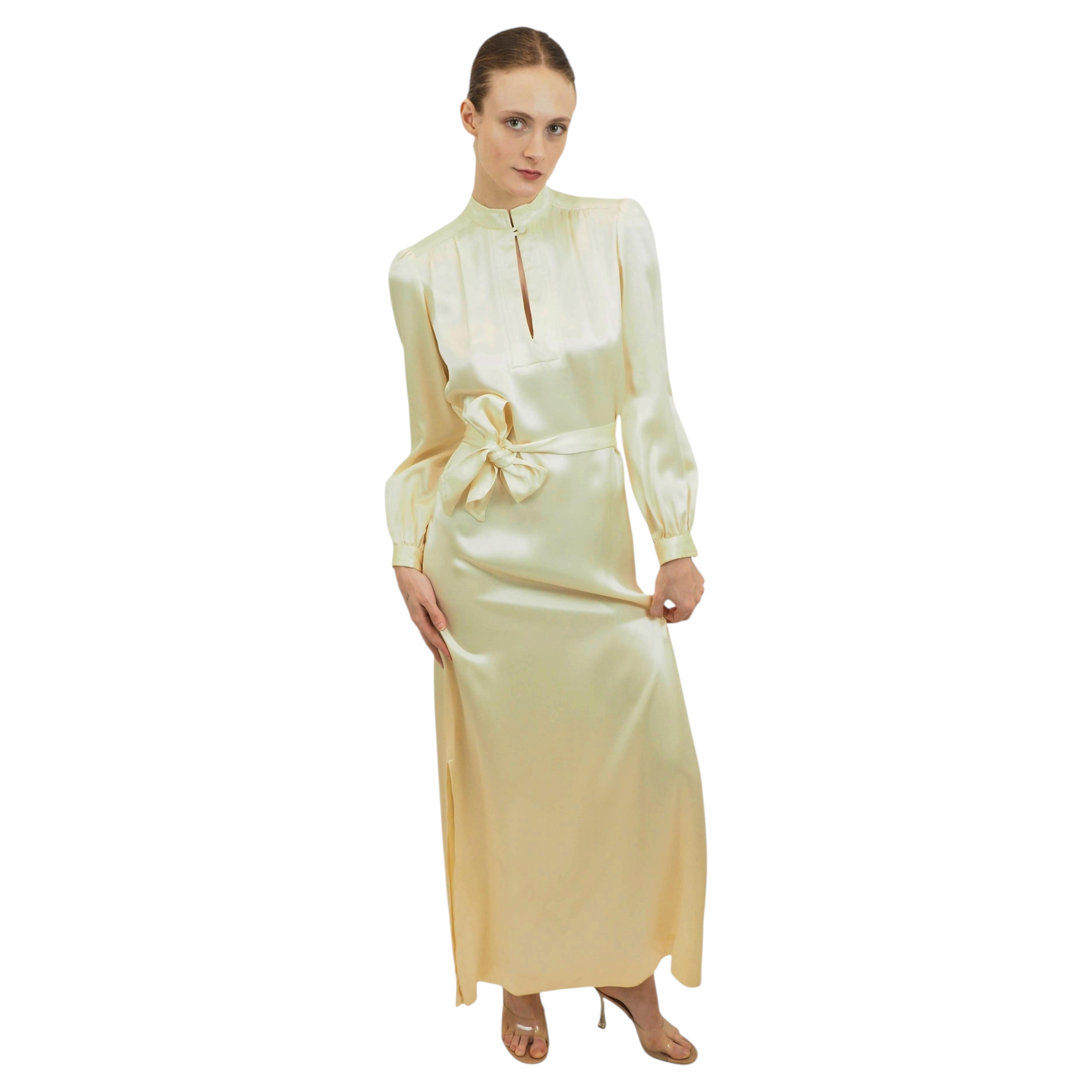 Evelyn De Jorge Ivory Belted Caftan