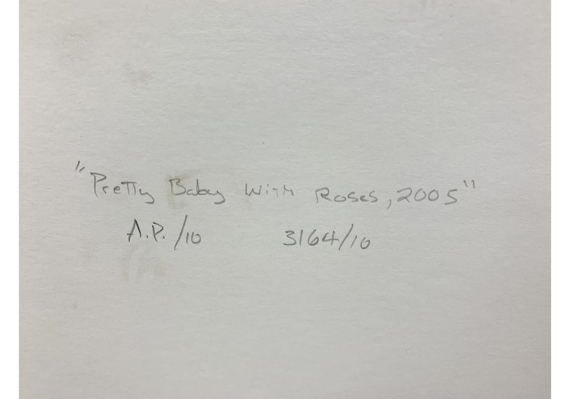 Evelyn H. Lauder Fotodruck „Pretty Baby With Roses“ 2005, A/P im Angebot 2