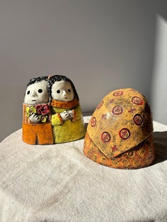 Evelyn & Jerome Ackerman for ERA Industries — Hand-Painted Hydrastone Sculptures