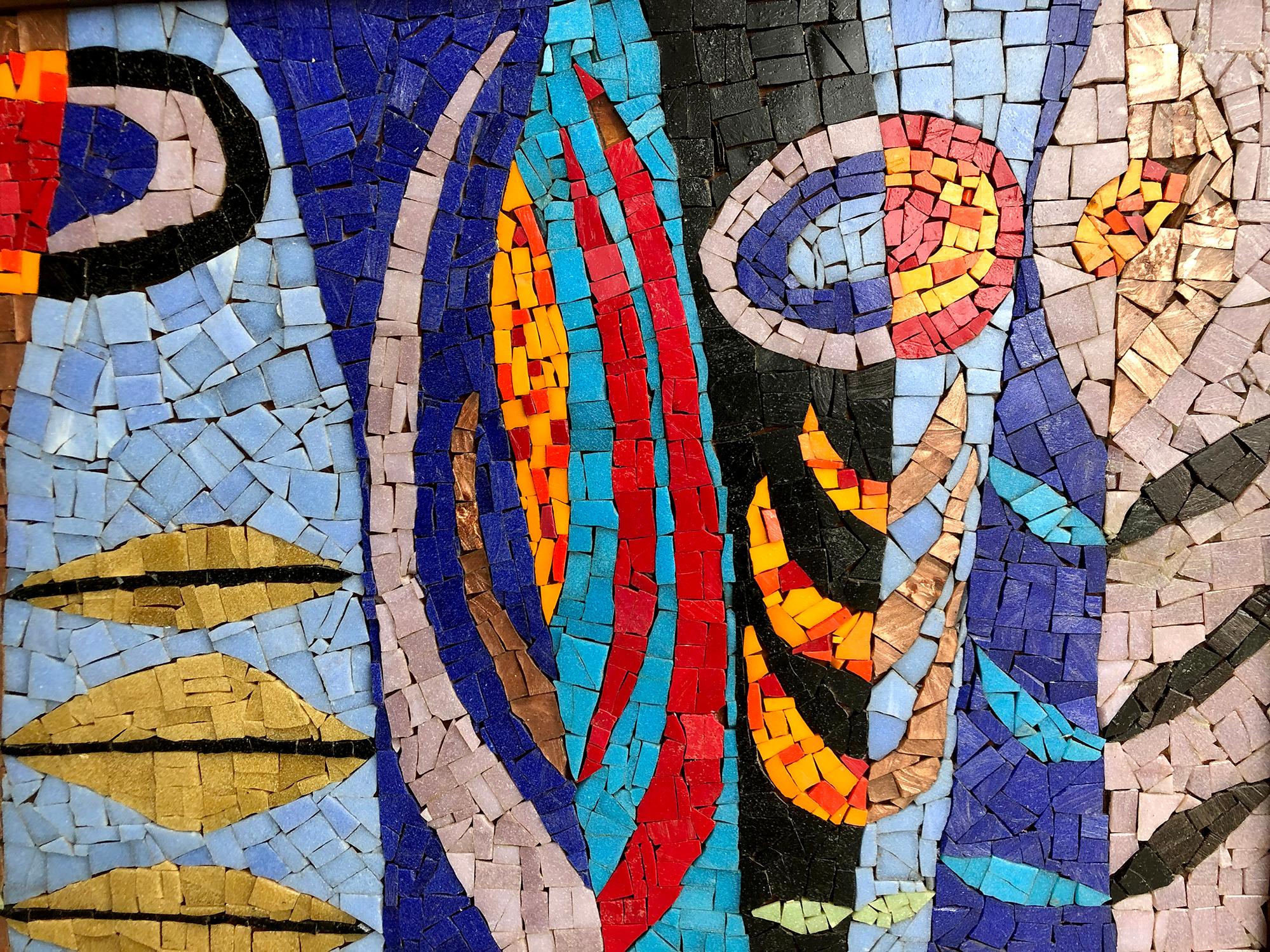 mosaic tile wall panels