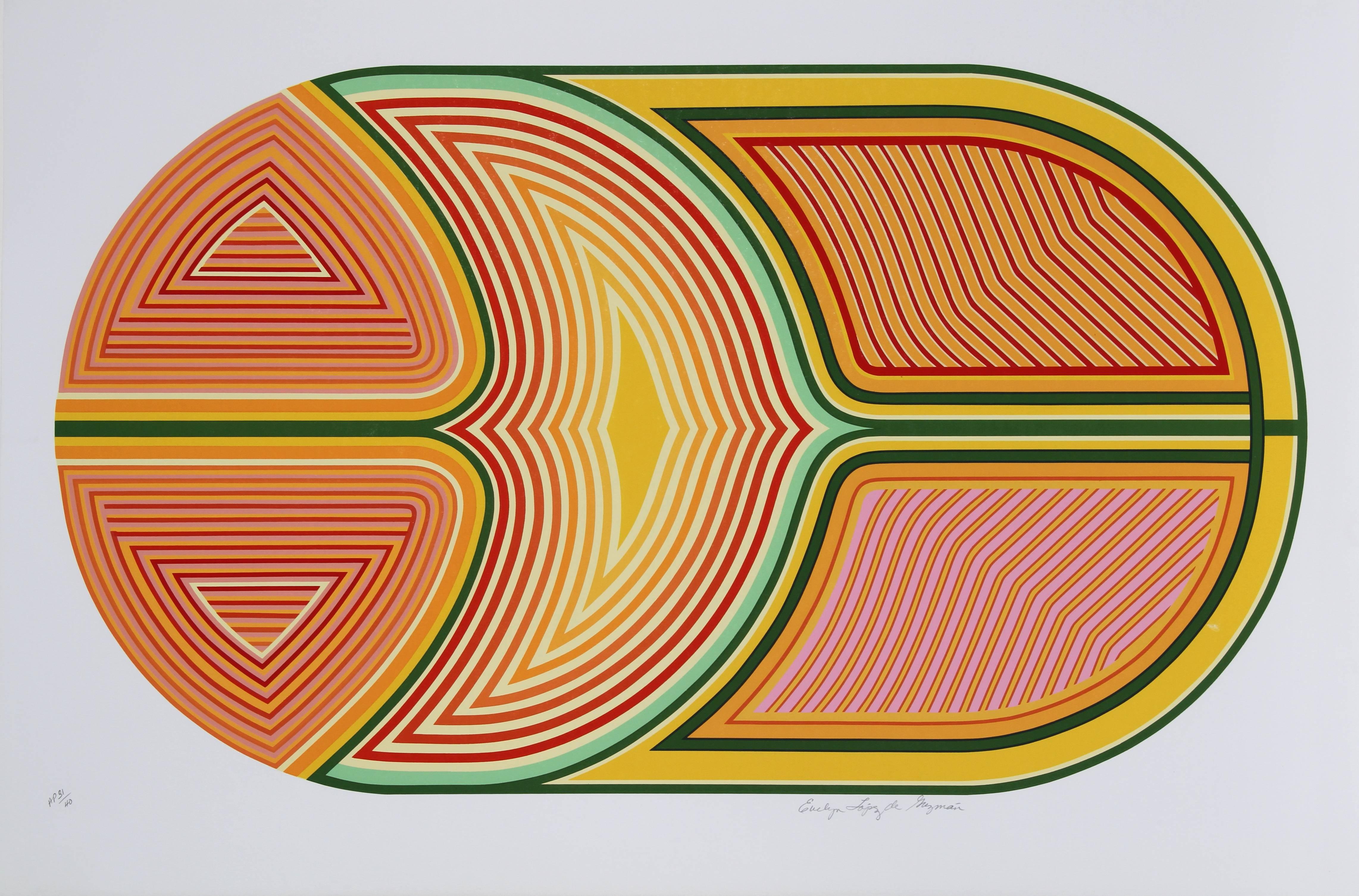 Evelyn Lopez de Guzman Abstract Print - The Scarab