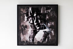 "Evelyn" Mixed Media Street Art