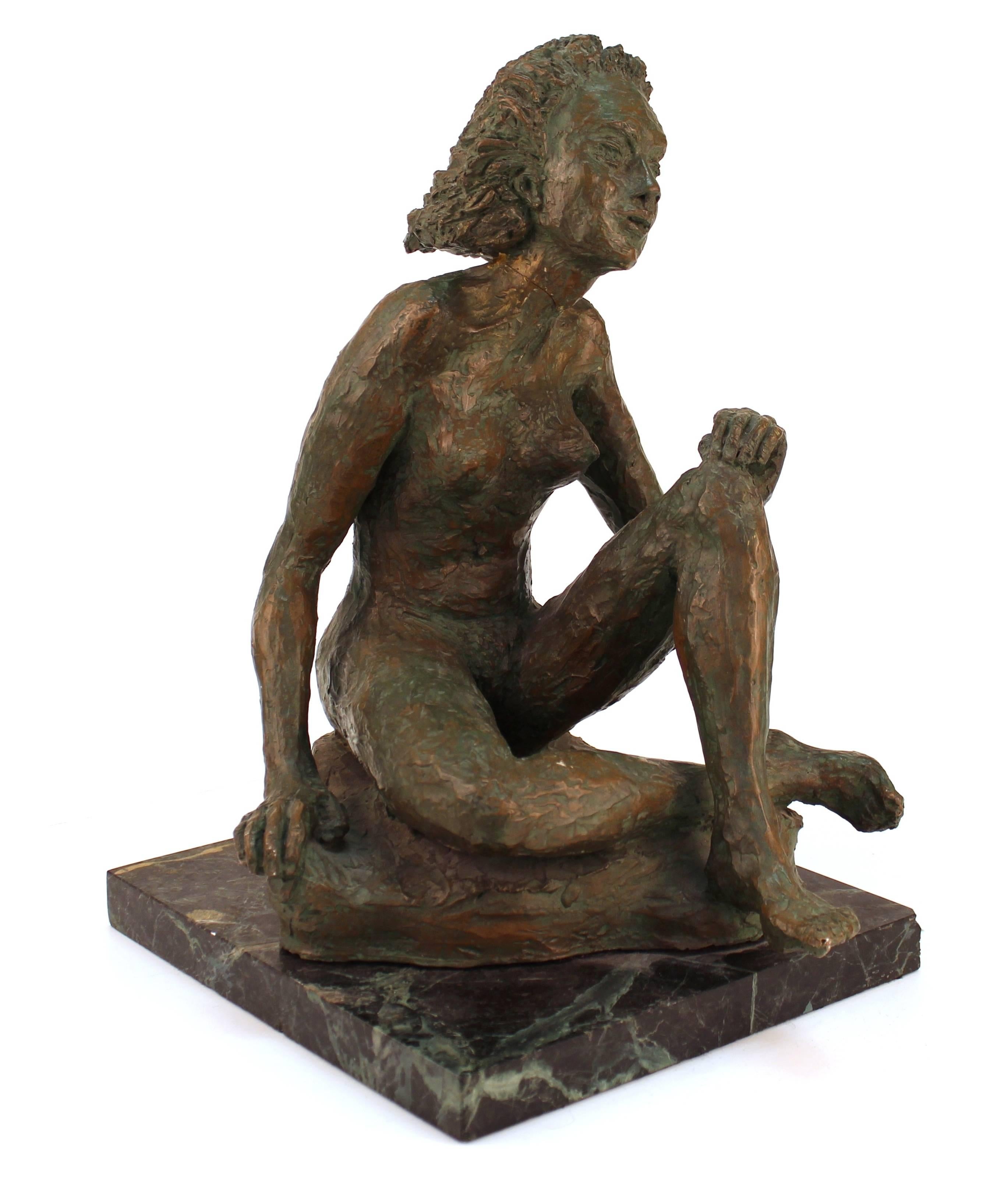 Modern Evelyn Morgenbesser Female Nude Sculpture