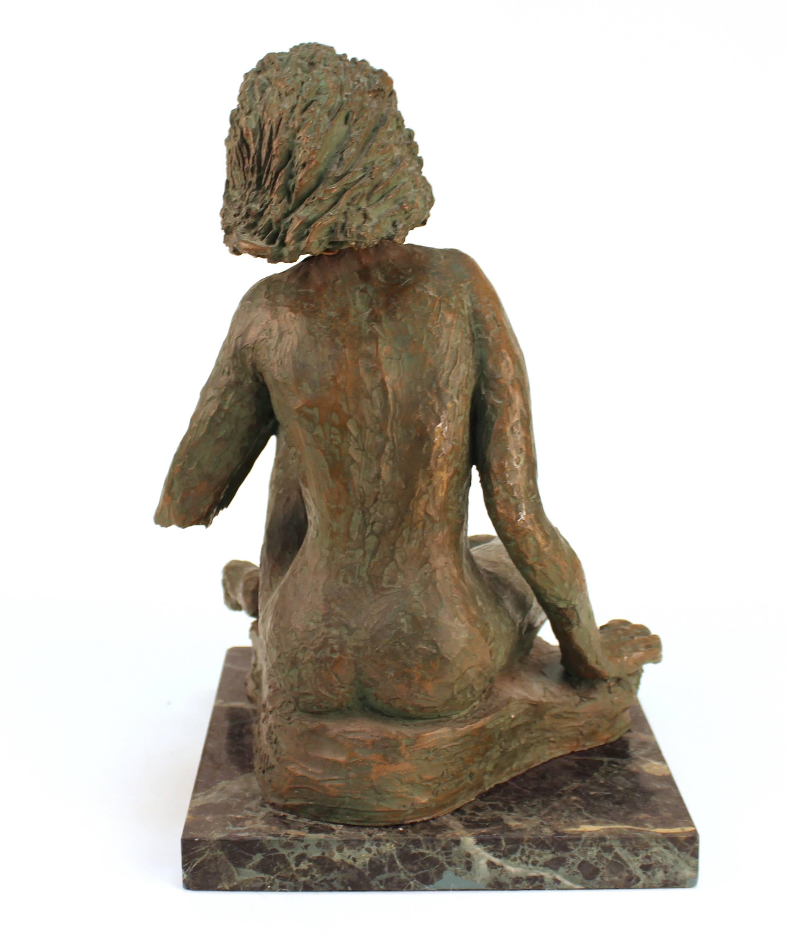 Clay Evelyn Morgenbesser Female Nude Sculpture