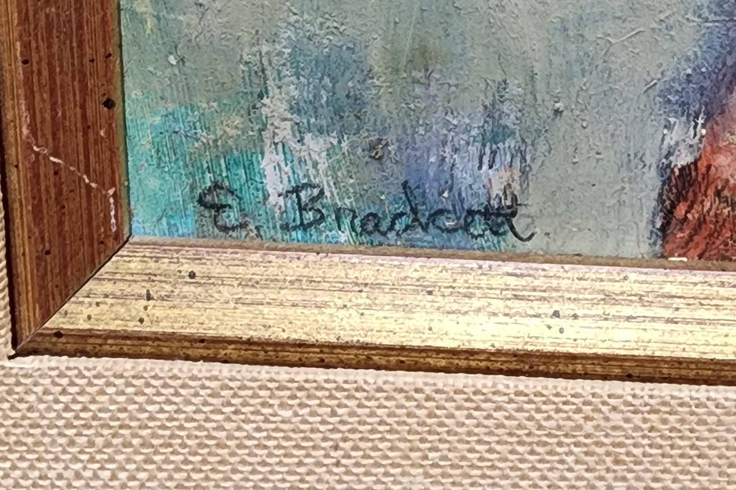 Nu de femme, Art moderne américain, galerie Garelick's, Détroit - Modernisme américain Painting par Evelyn (Raskin) Brackett