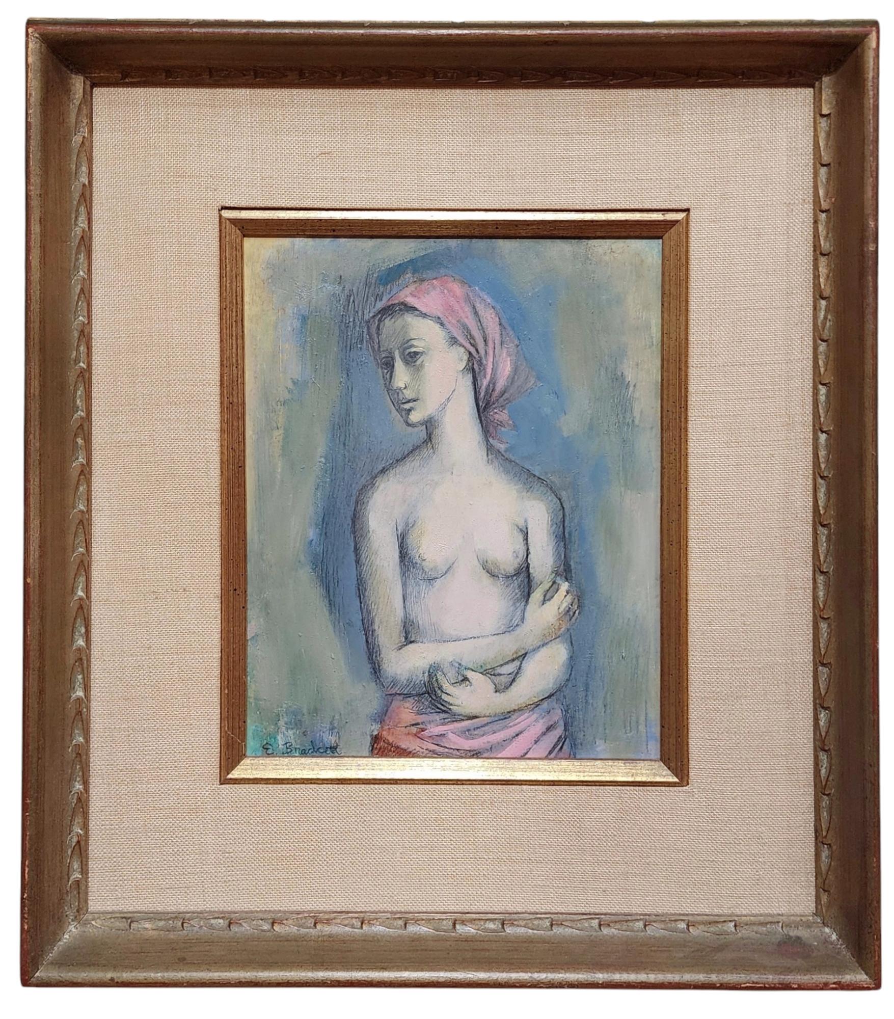 Desnudo, Retrato de mujer, Arte moderno americano, Galería Garelick's, Detroit