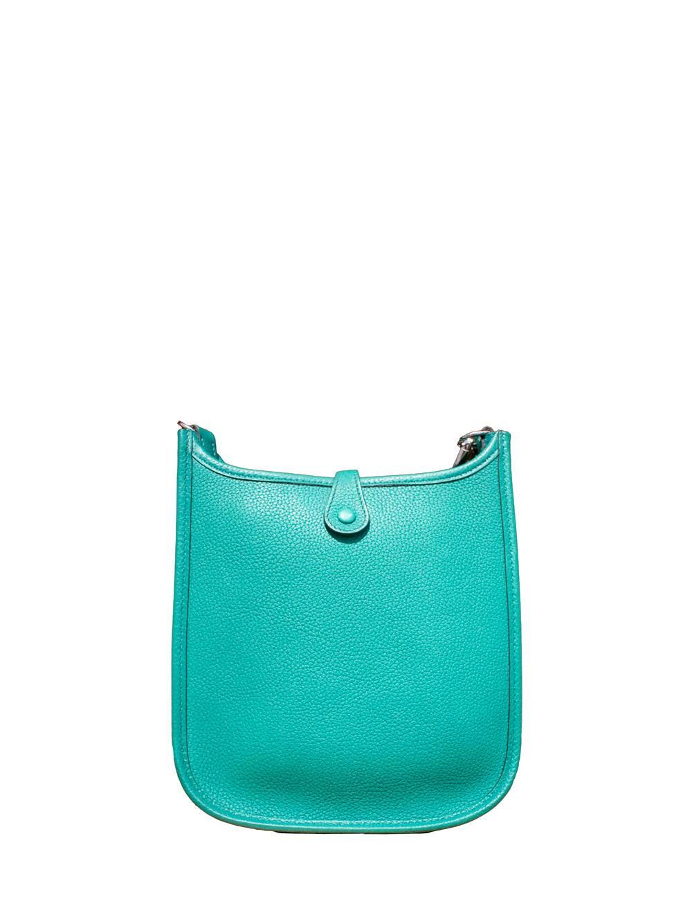 Green Evelyn TPM in jade green crossbody bag