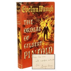 Evelyn Waugh, the Ordeal of Gilbert Pinford First Edition Presentation Copy 1957