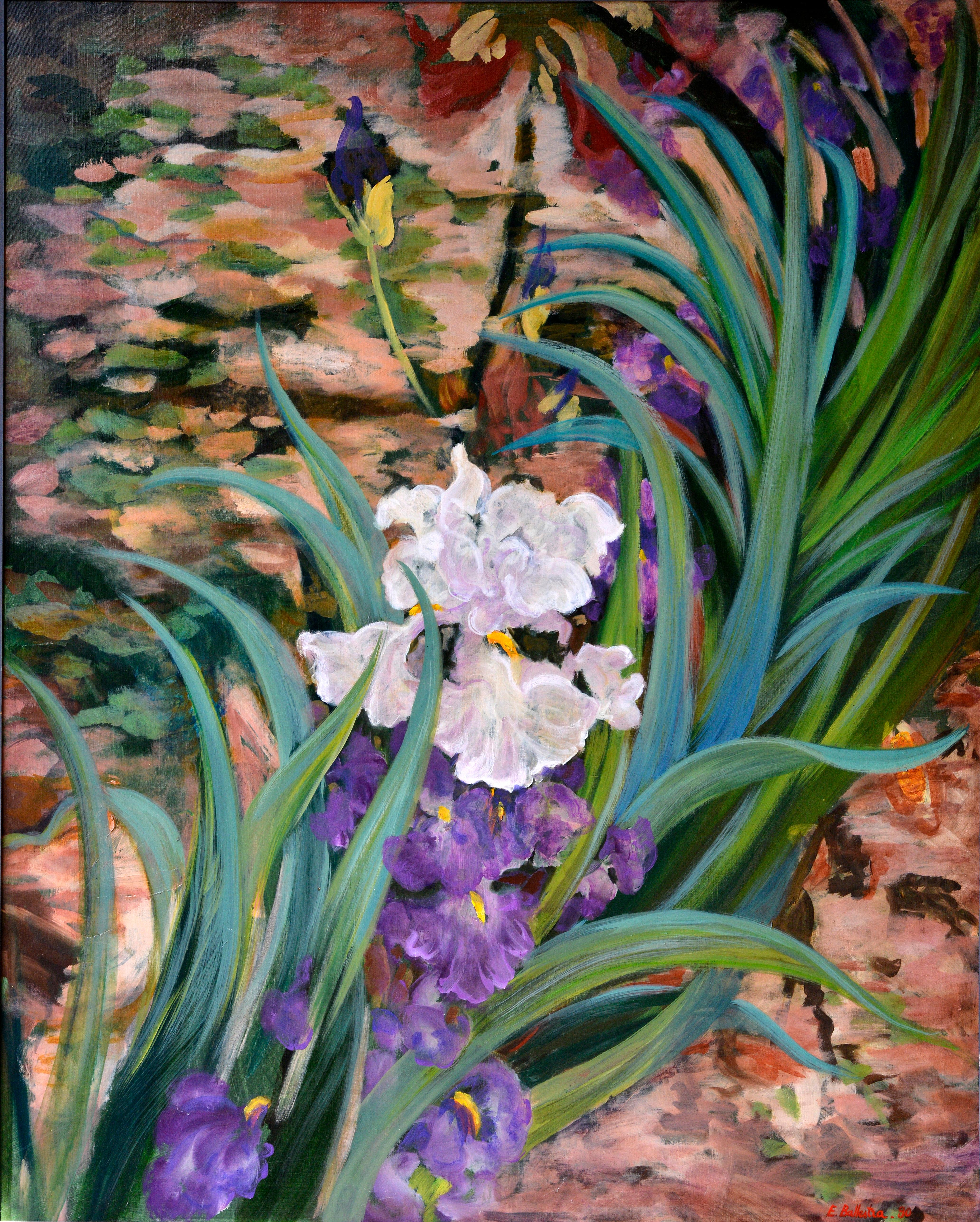 Figurative Painting di Evelyne Ballestra - Iris