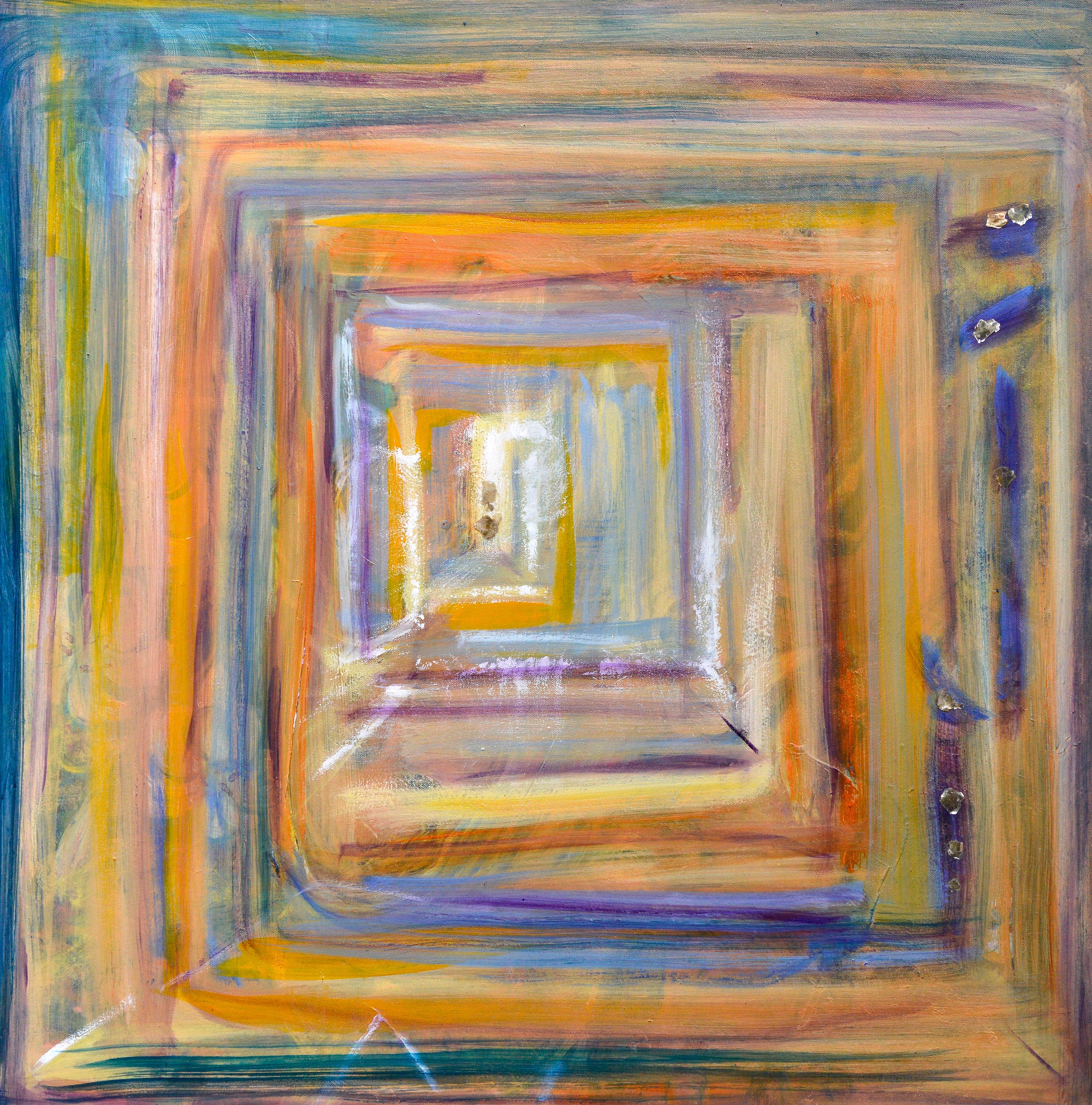Passage (Expressionismus), Painting, von Evelyne Ballestra