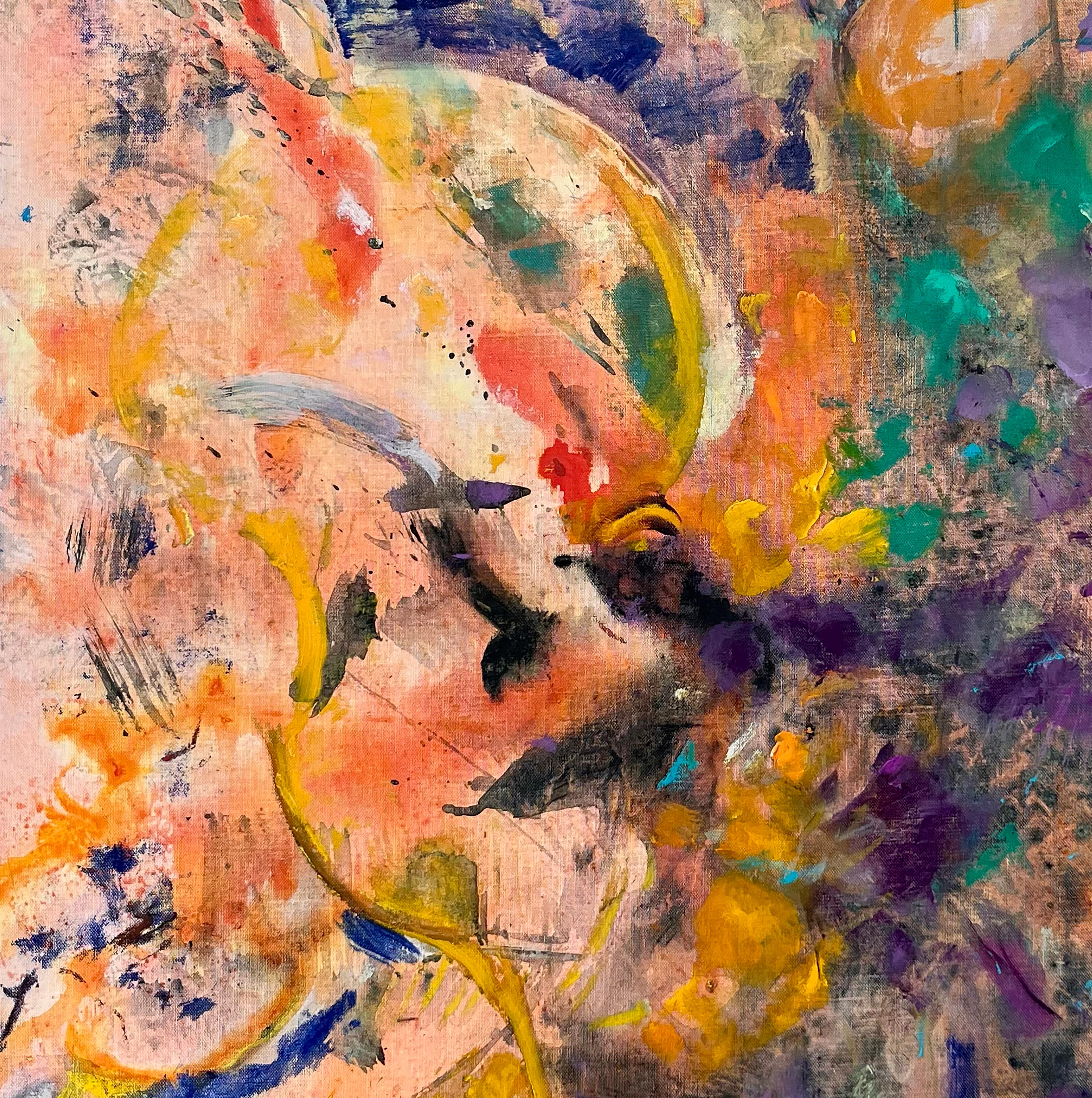 Teoría del Big Bang - Painting de Evelyne Ballestra