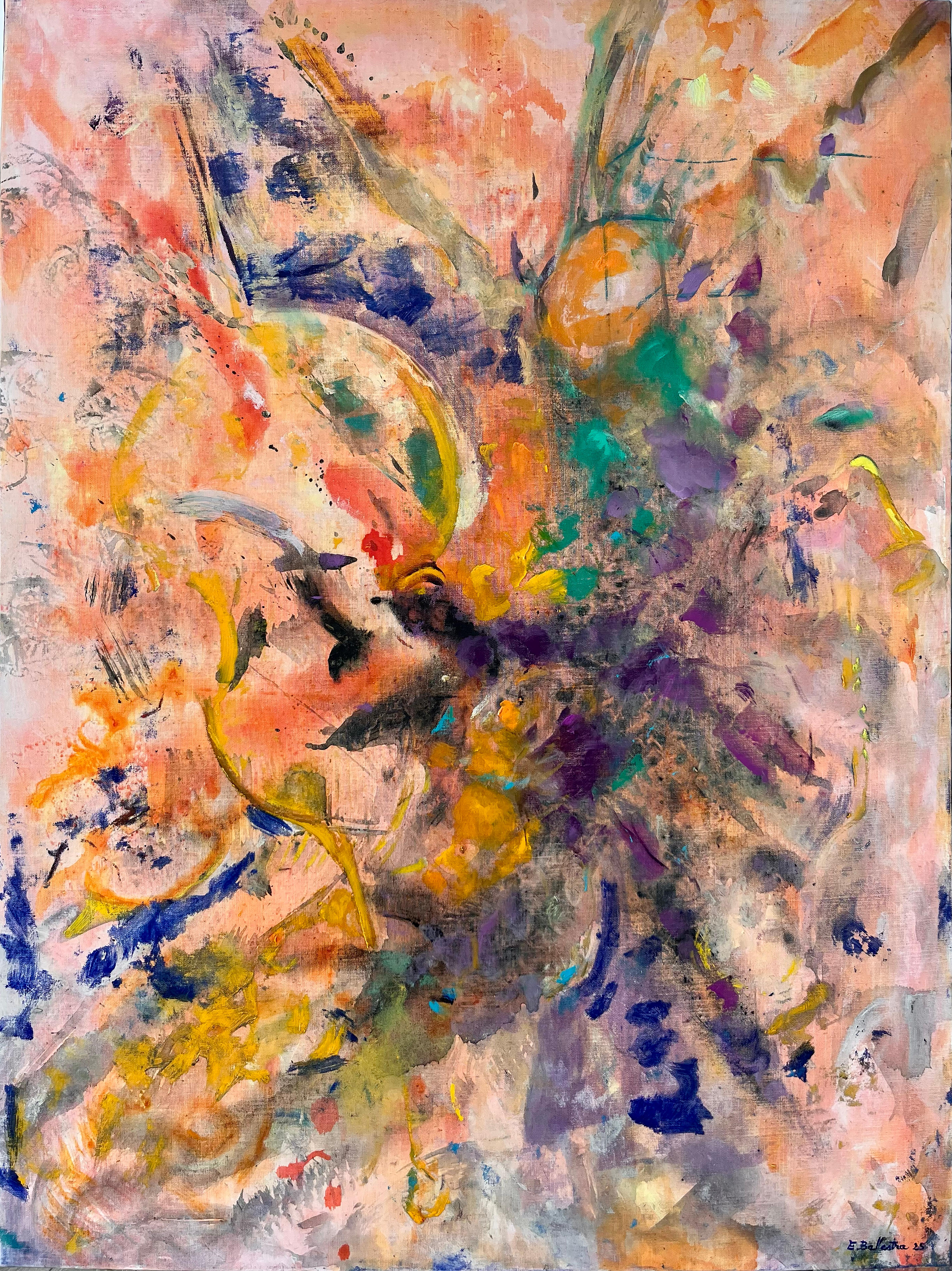 Figurative Painting de Evelyne Ballestra - Teoría del Big Bang