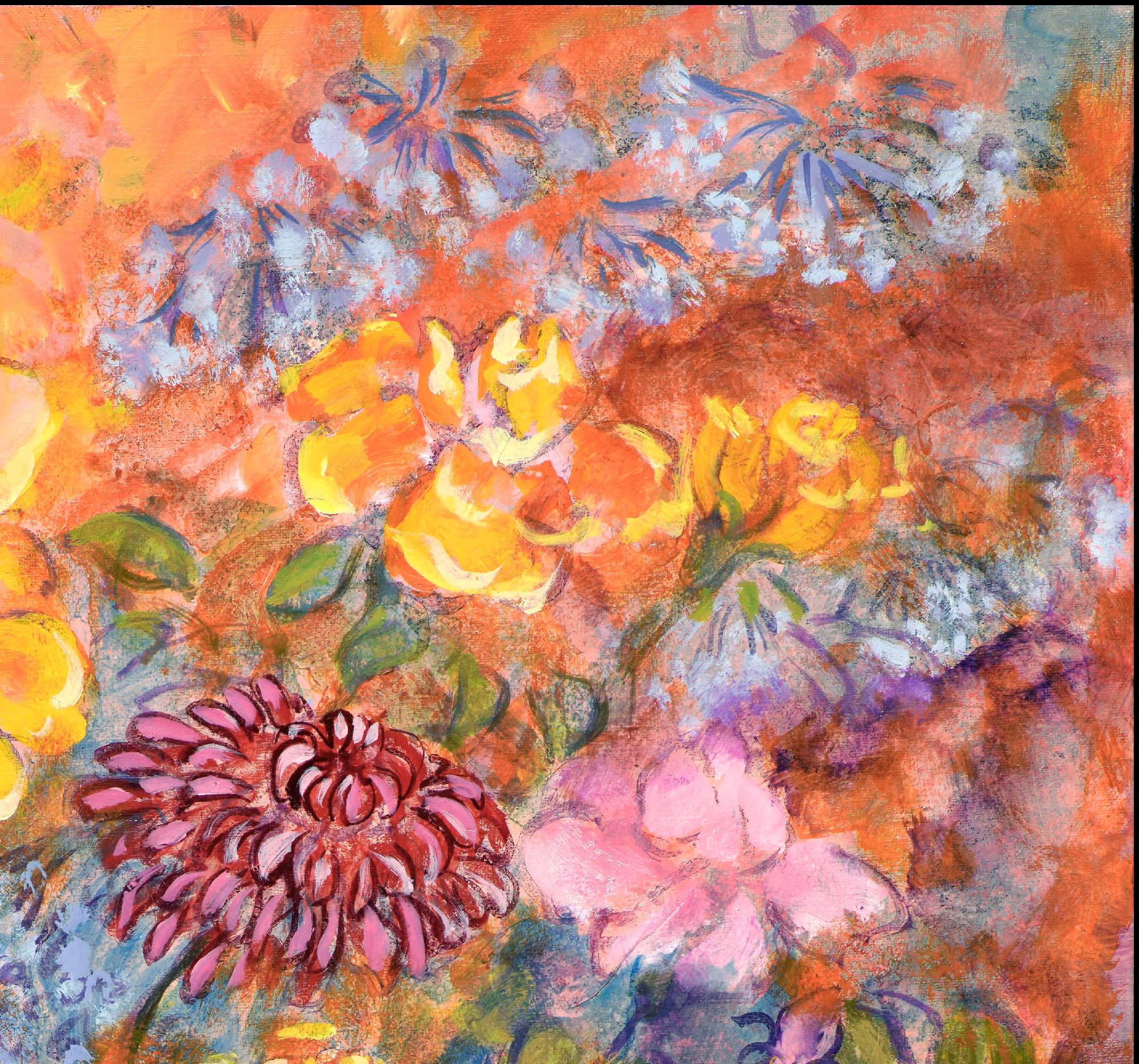 Coupe d'Abondance - Painting Neoexpresionista de Evelyne Ballestra