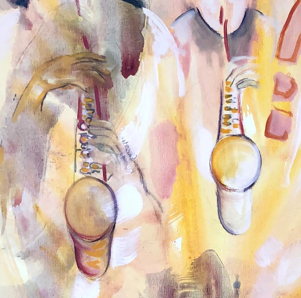 Ballestra esprime un movimento unico in ogni dipinto con una sensualità molto sottile e una giustapposizione di colori per rivelare luci e ombre, creando una sinergia tra l'opera e lo spettatore. L'autrice incorpora narrazioni colorate e allusioni