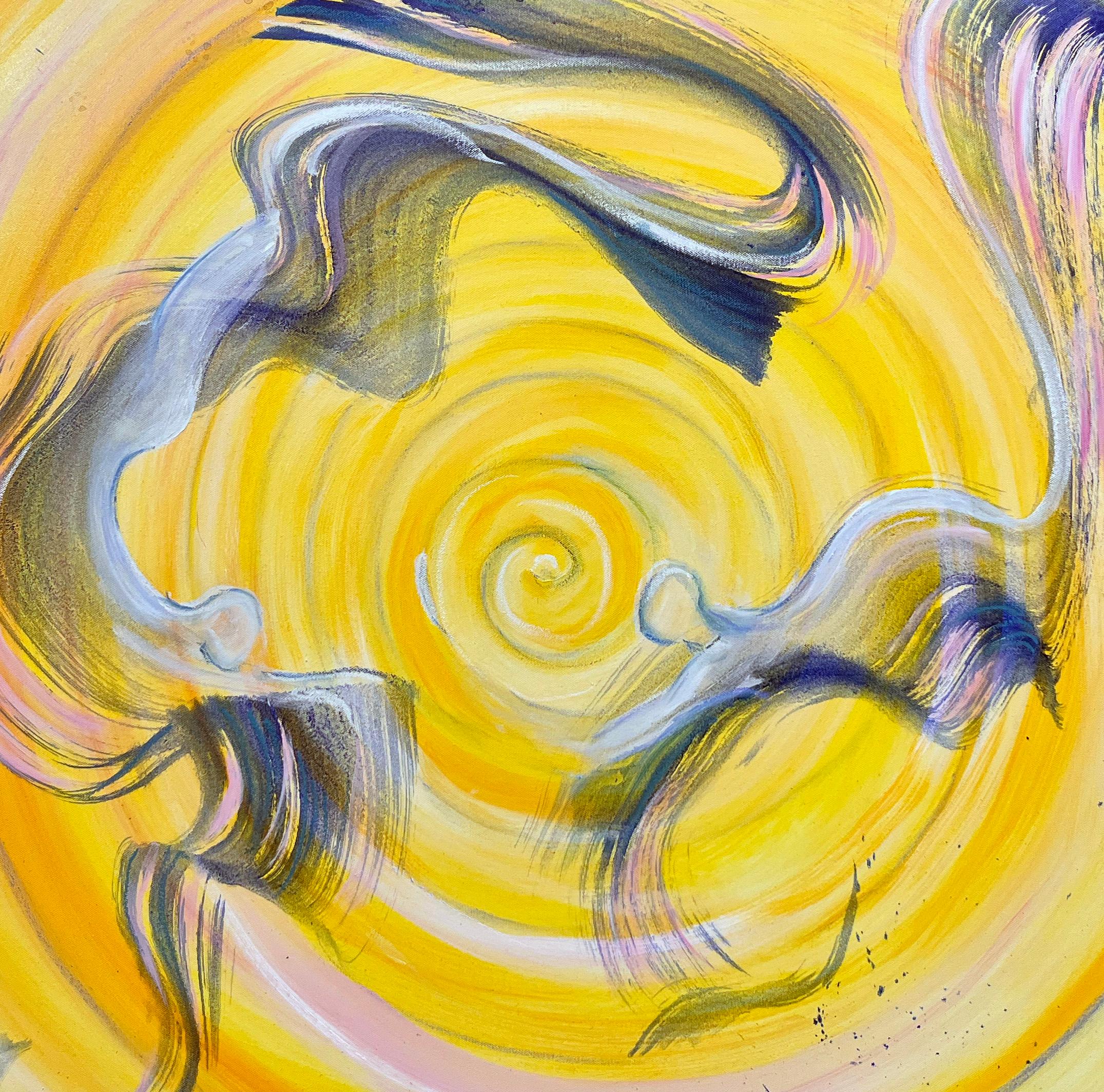 Circo Mistico - Painting Astratto di Evelyne Ballestra