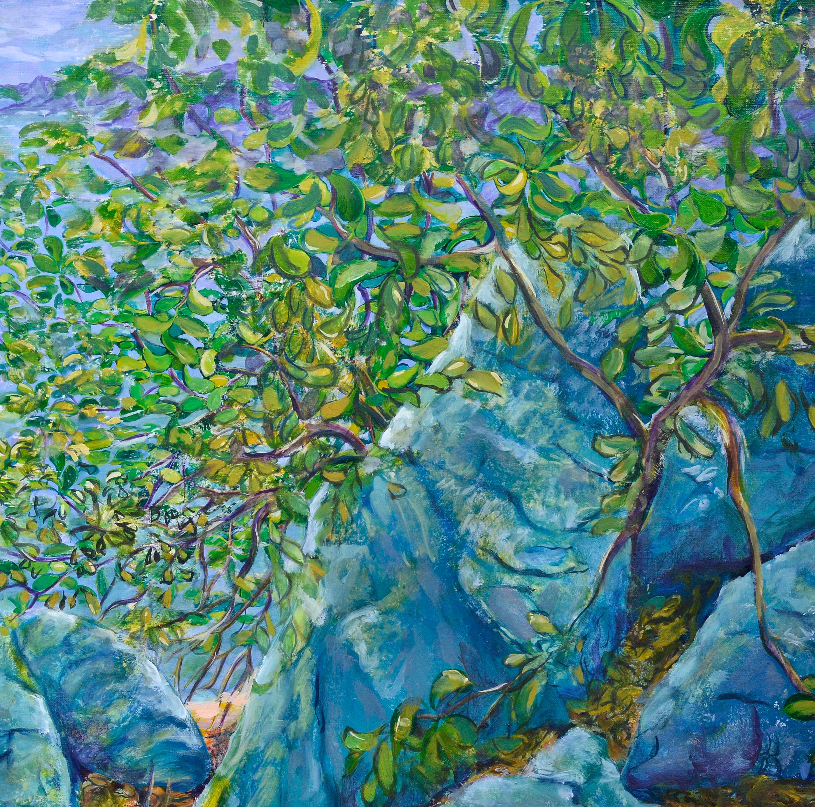 Ballestra bringt in jedem Gemälde eine einzigartige Bewegung zum Ausdruck, mit einer sehr subtilen Sinnlichkeit und einer Gegenüberstellung von Farben, die Licht und Schatten offenbaren und eine Synergie zwischen dem Werk und dem Betrachter