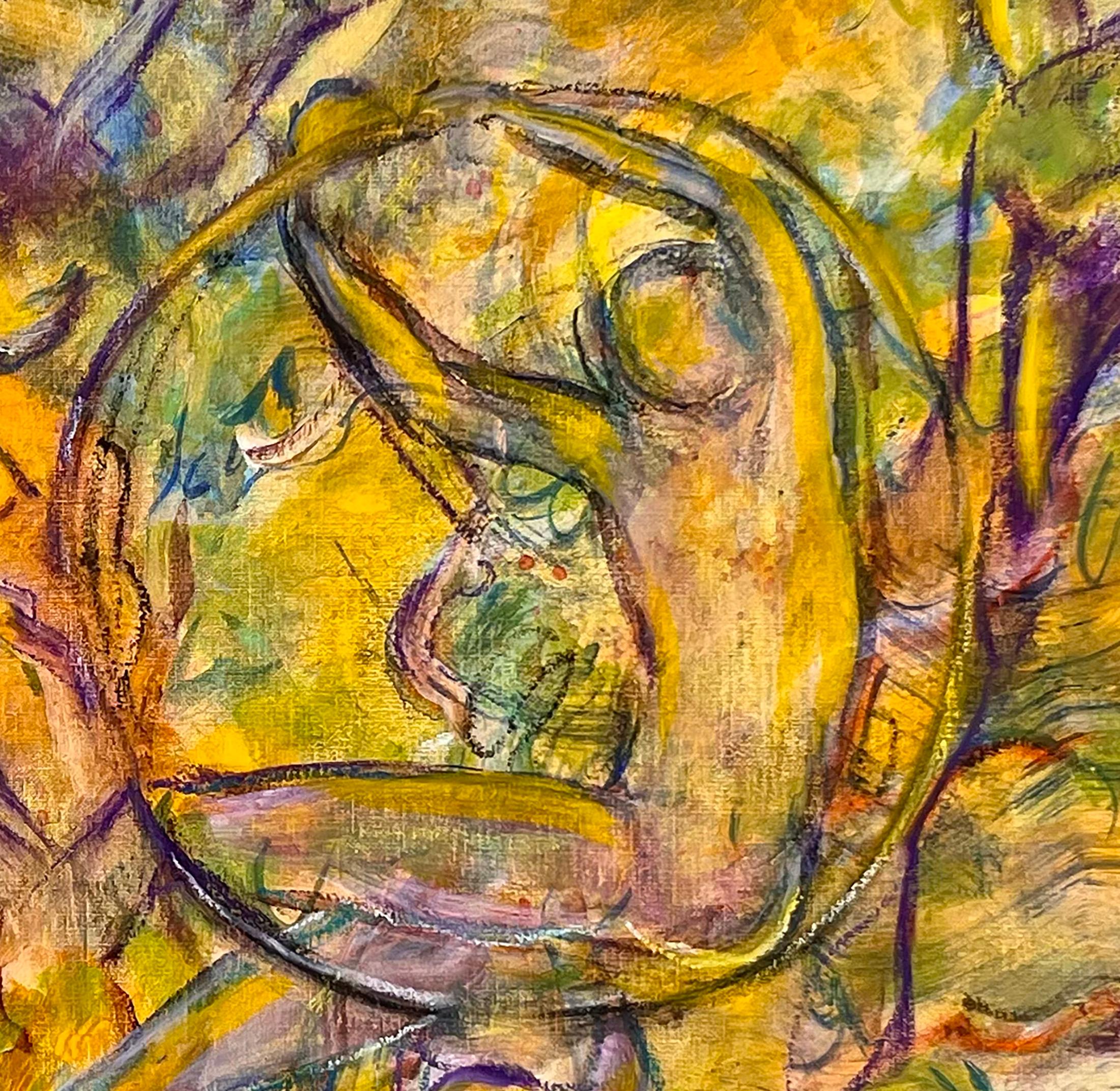 Circo del Sol II - Painting de Evelyne Ballestra