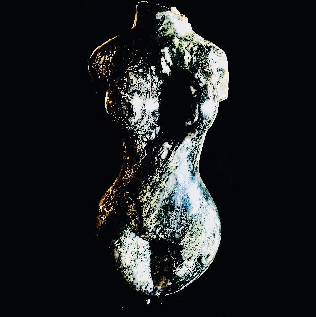 Evelyne Brader-Frank Nude Sculpture - Hero