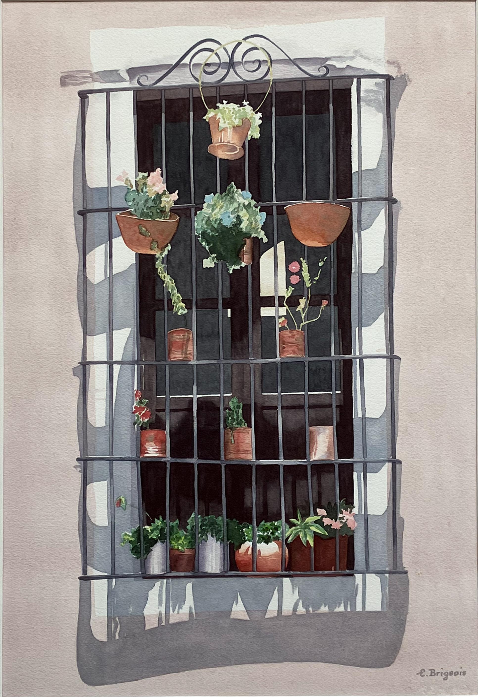 Guanajuato-Fenster (Realismus), Painting, von Evelyne Brigeois