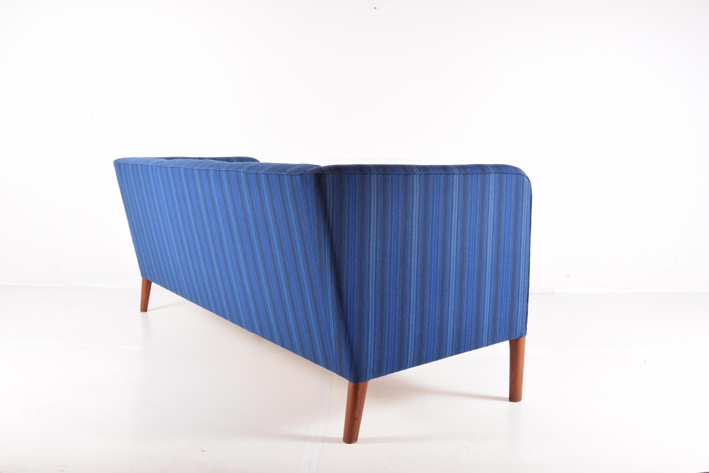 Scandinavian Modern Even Arm Sofa by Hans Wegner For Sale