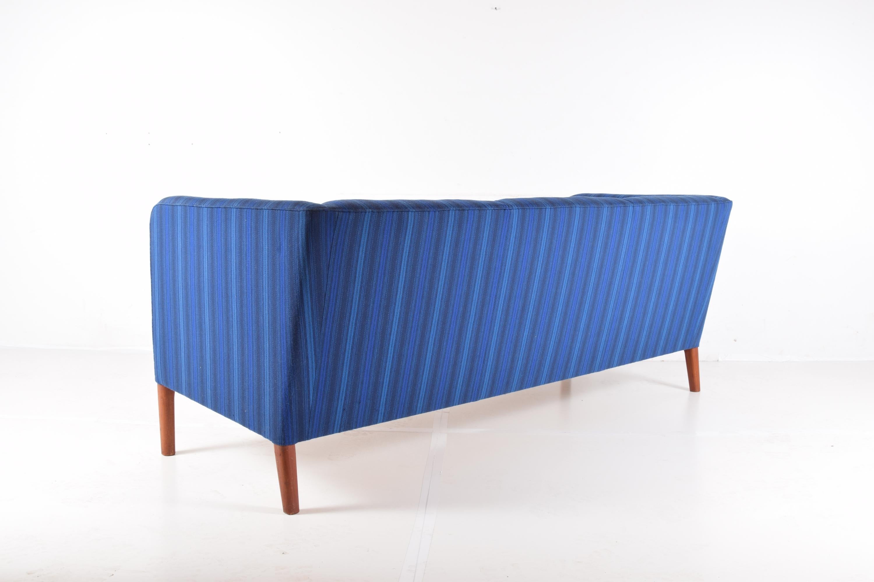 Danish Even Arm Sofa by Hans Wegner For Sale