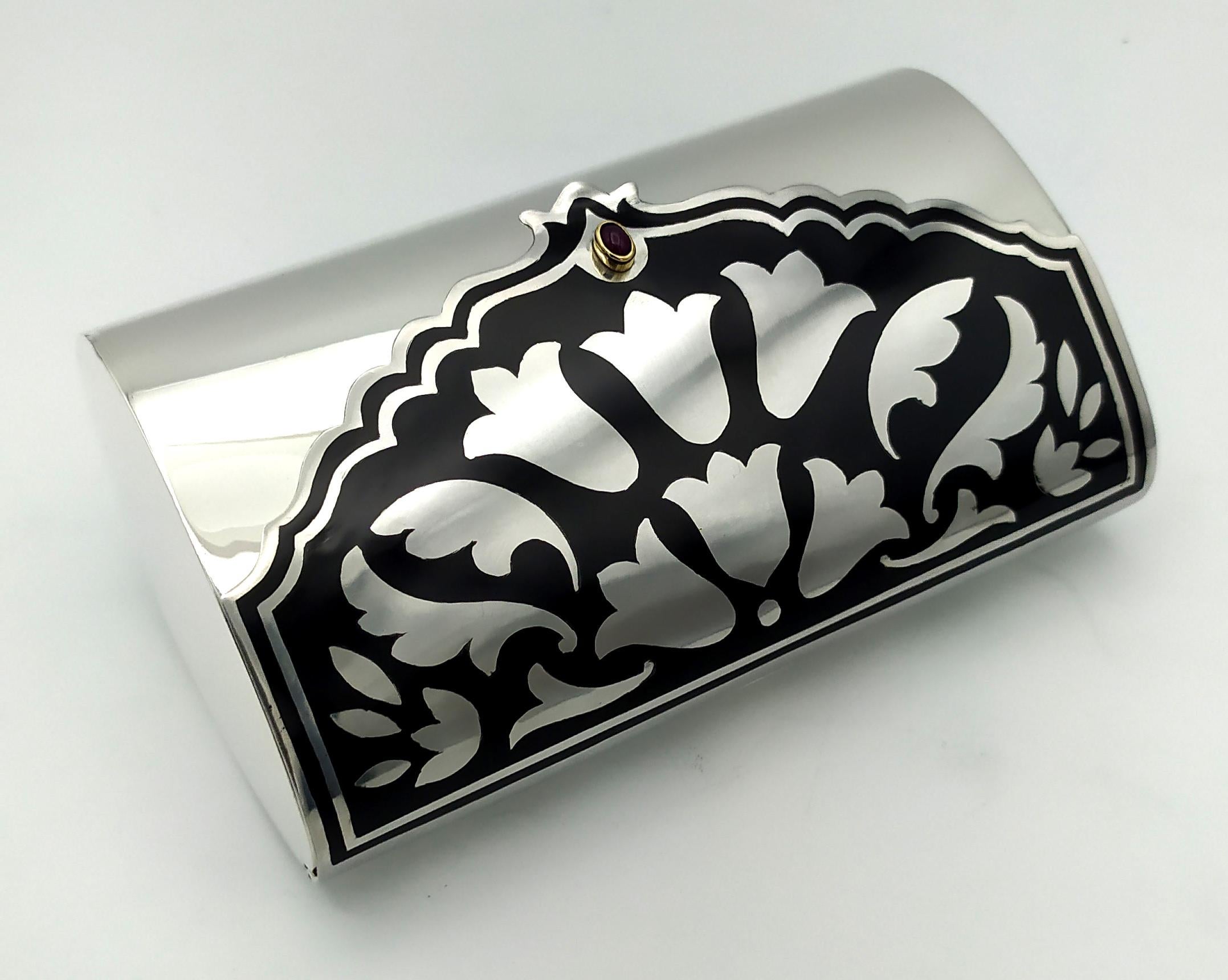 Bolso de noche fabricado para la Maison Cartier de Nueva York en la década de 1970 Salimbeni Italiano en venta