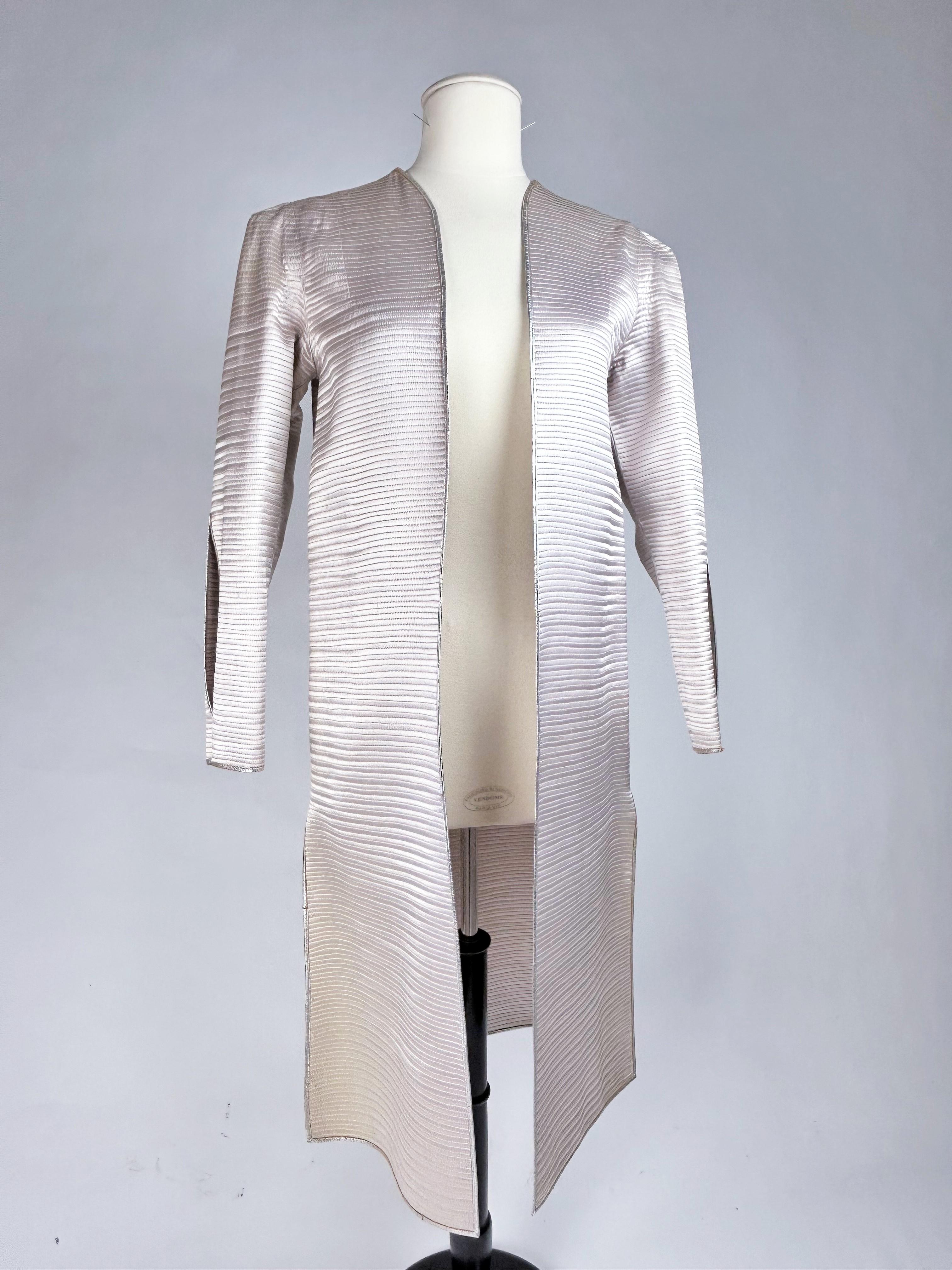 Evening coat by Jeanne Lanvin Haute Couture - Paris Winter Collection 1943 For Sale 7