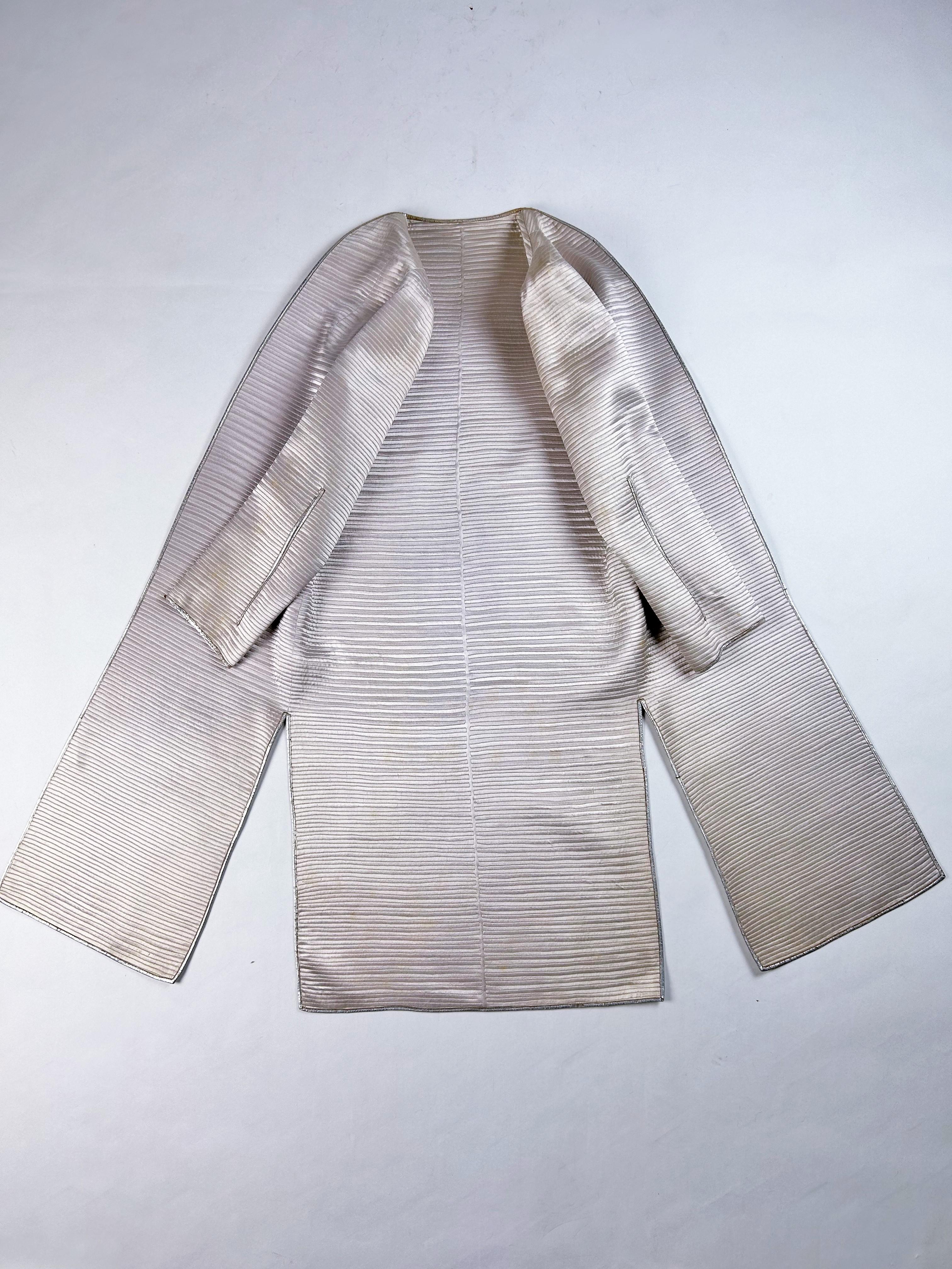Evening coat by Jeanne Lanvin Haute Couture - Paris Winter Collection 1943 For Sale 7