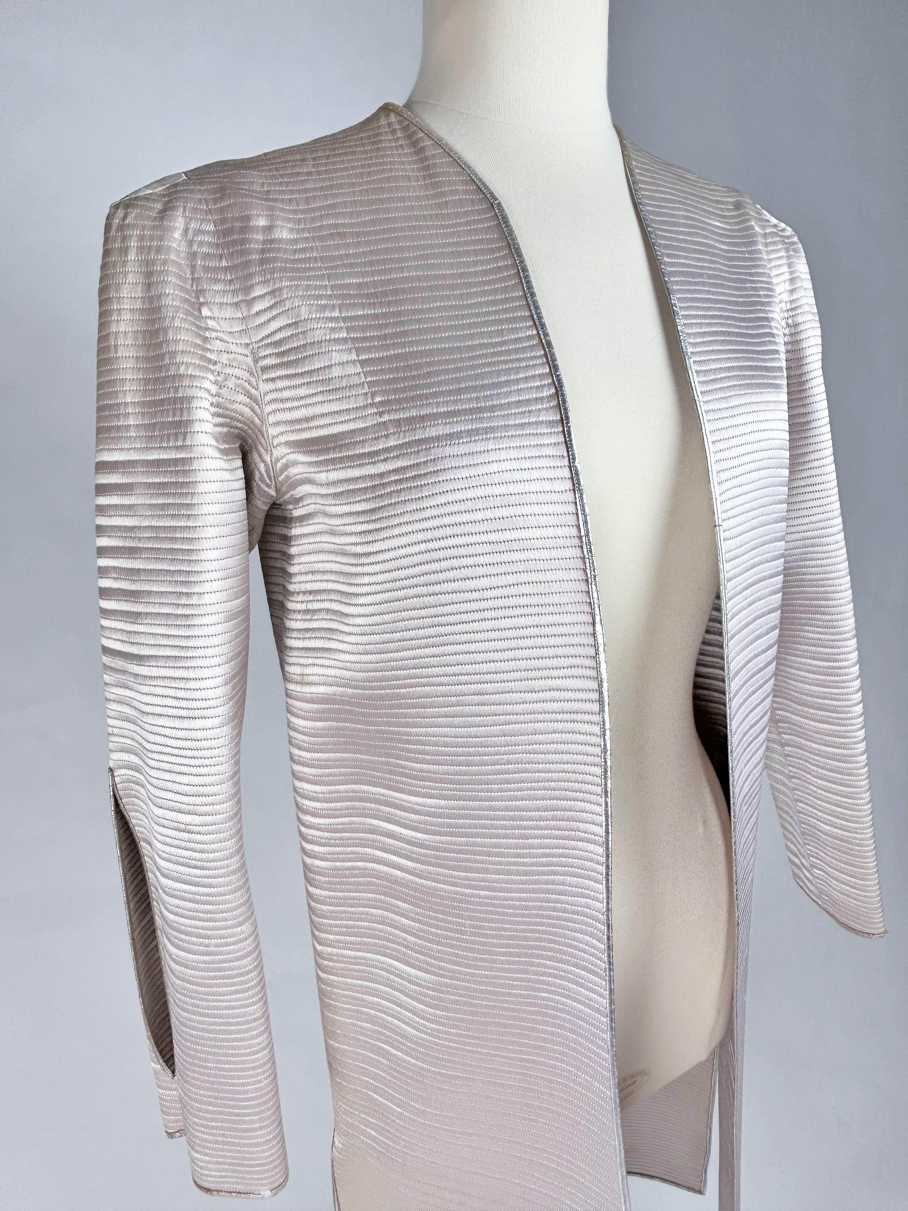 Evening coat by Jeanne Lanvin Haute Couture - Paris Winter Collection 1943 For Sale 11