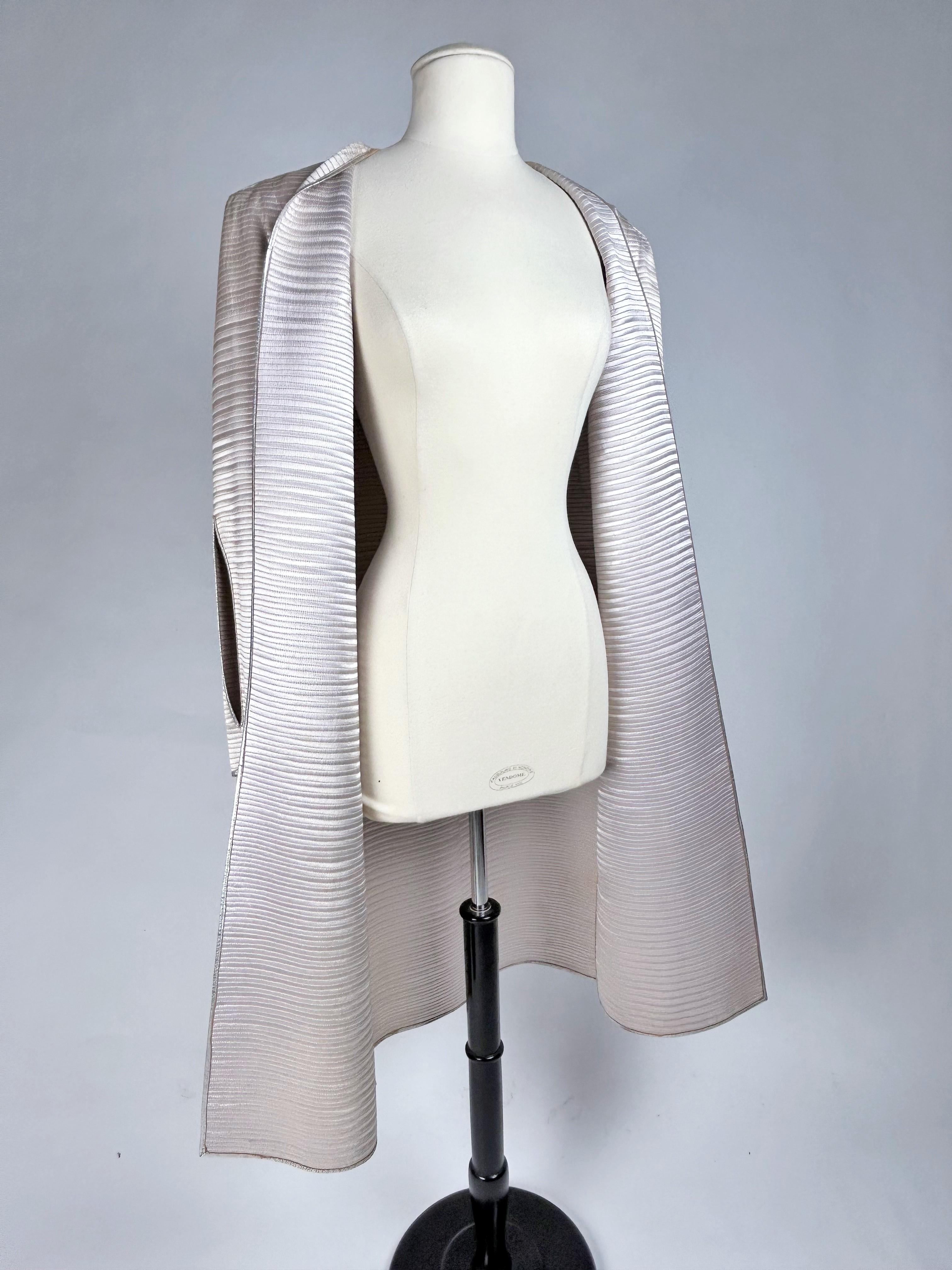 Evening coat by Jeanne Lanvin Haute Couture - Paris Winter Collection 1943 For Sale 12