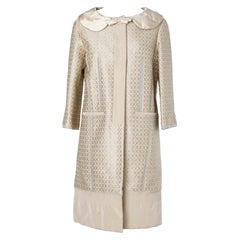 Manteau de soirée en lurex doré Marc Jacob pour Louis Vuitton