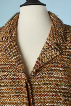 Evening coat in tweed and beaded work Chanel Metiers d'Art Collection Byzance