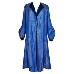 Cappotto da sera Couture in lamé d'argento di Germaine Lecomte N°03871 Parigi Circa 1930