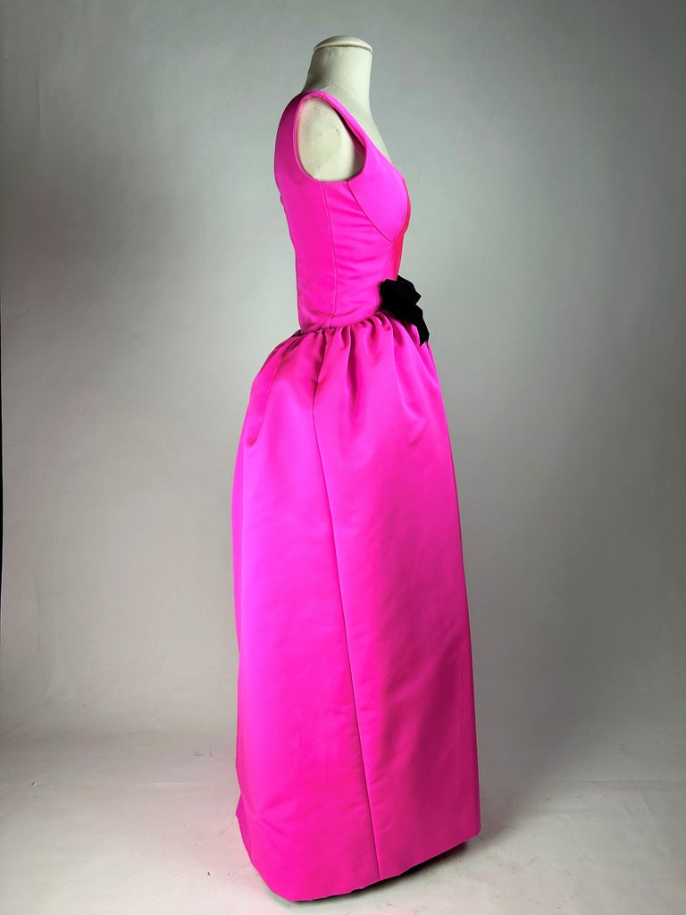 Vestido de noche de Cristóbal Balenciaga, Alta Costura (atribuido
