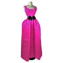 Retro Evening dress by Cristobal Balenciaga, Haute Couture (attributed to) Circa 1962