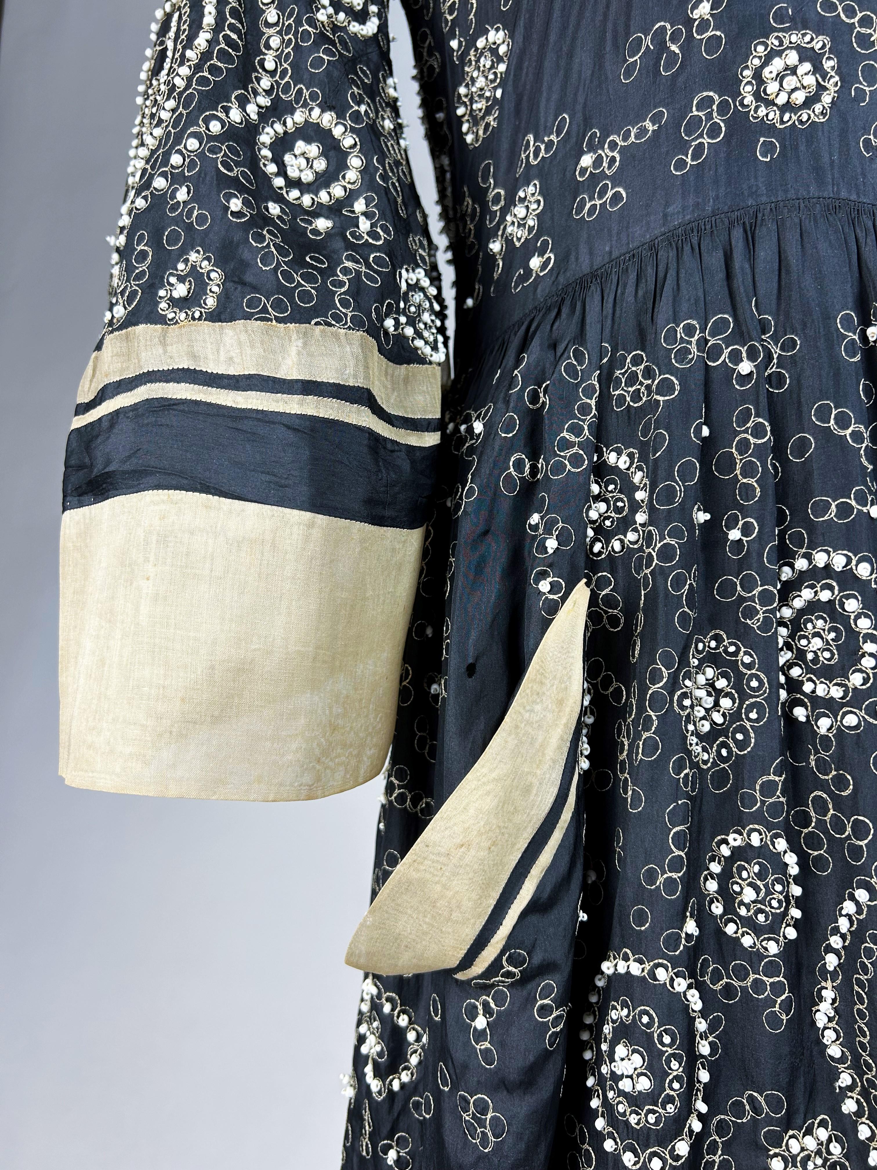 Robe de soirée par Jeanne Lanvin Haute Couture numérotée 66780- Paris été 1924 en vente 6