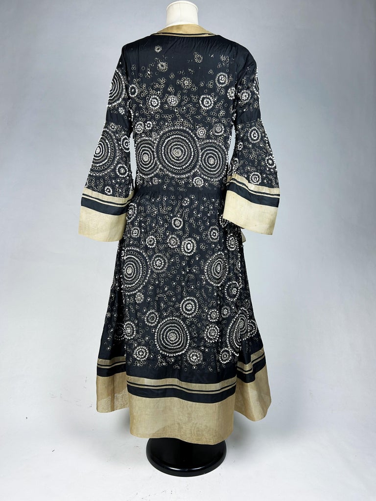 Evening dress by Jeanne Lanvin Haute Couture numbered 66780- Paris Summer  1924 at 1stDibs