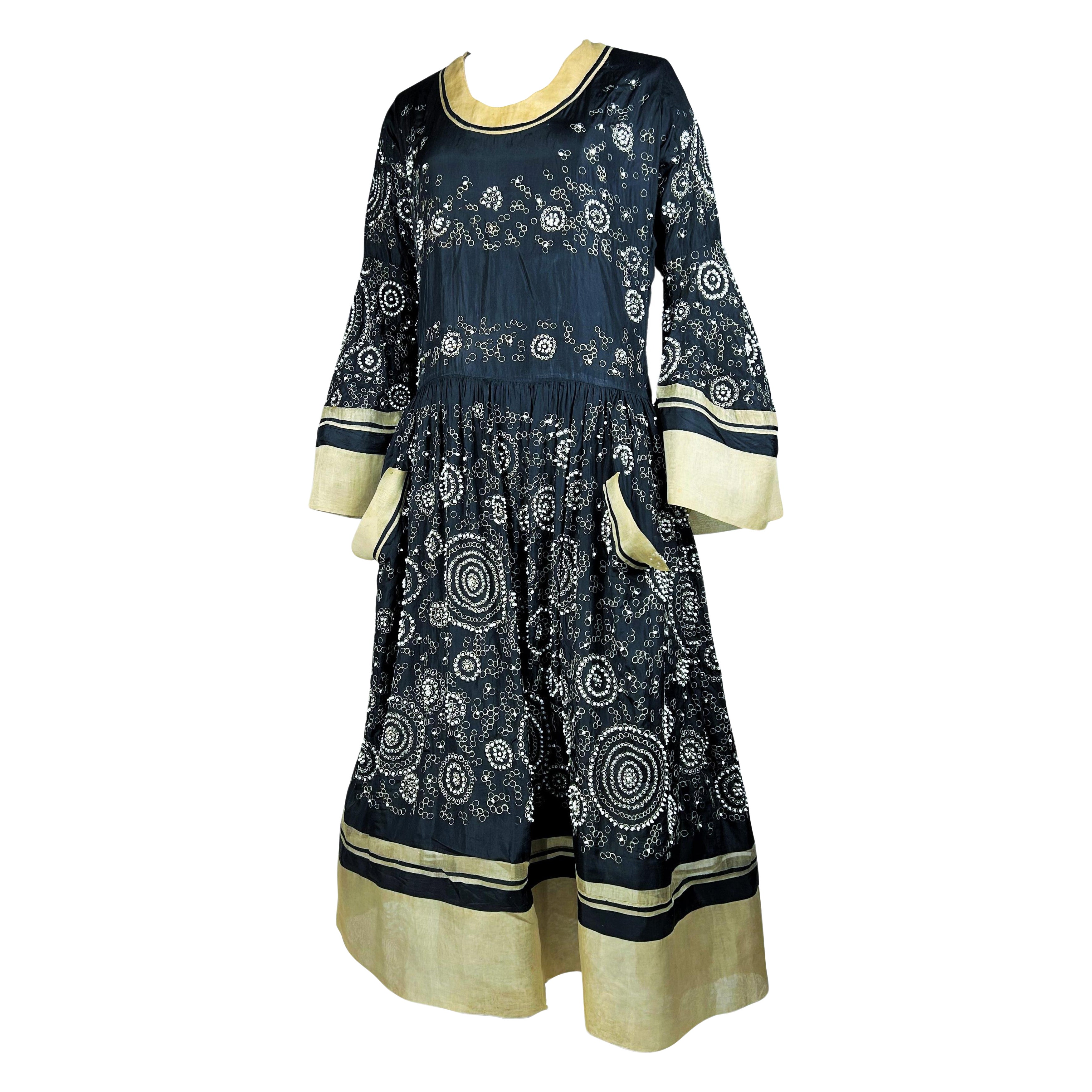 Abendkleid von Jeanne Lanvin Haute Couture Nr. 66780- Paris Sommer 1924