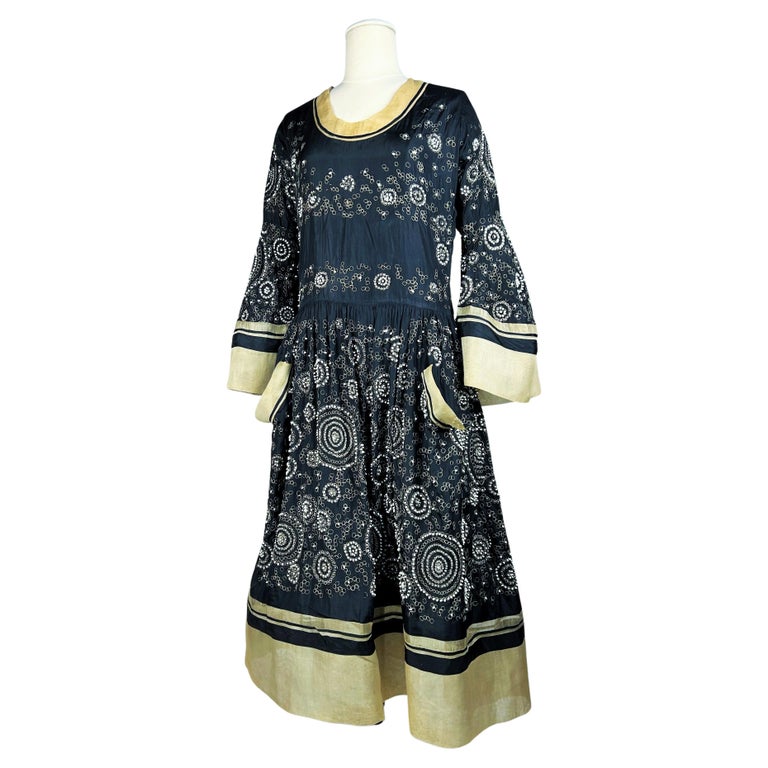 Evening dress by Jeanne Lanvin Haute Couture numbered 66780- Paris Summer  1924 at 1stDibs